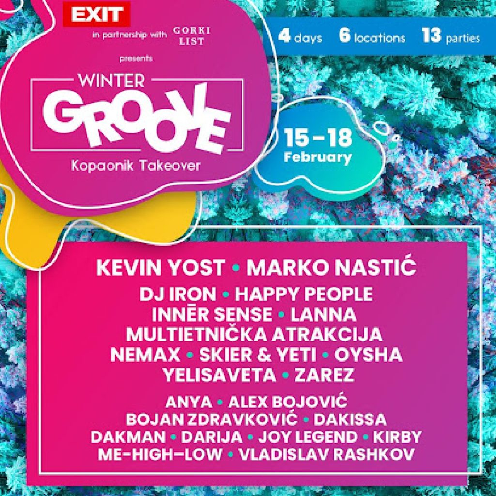 EXIT na Kopaonik donosi veliki Winter Groove