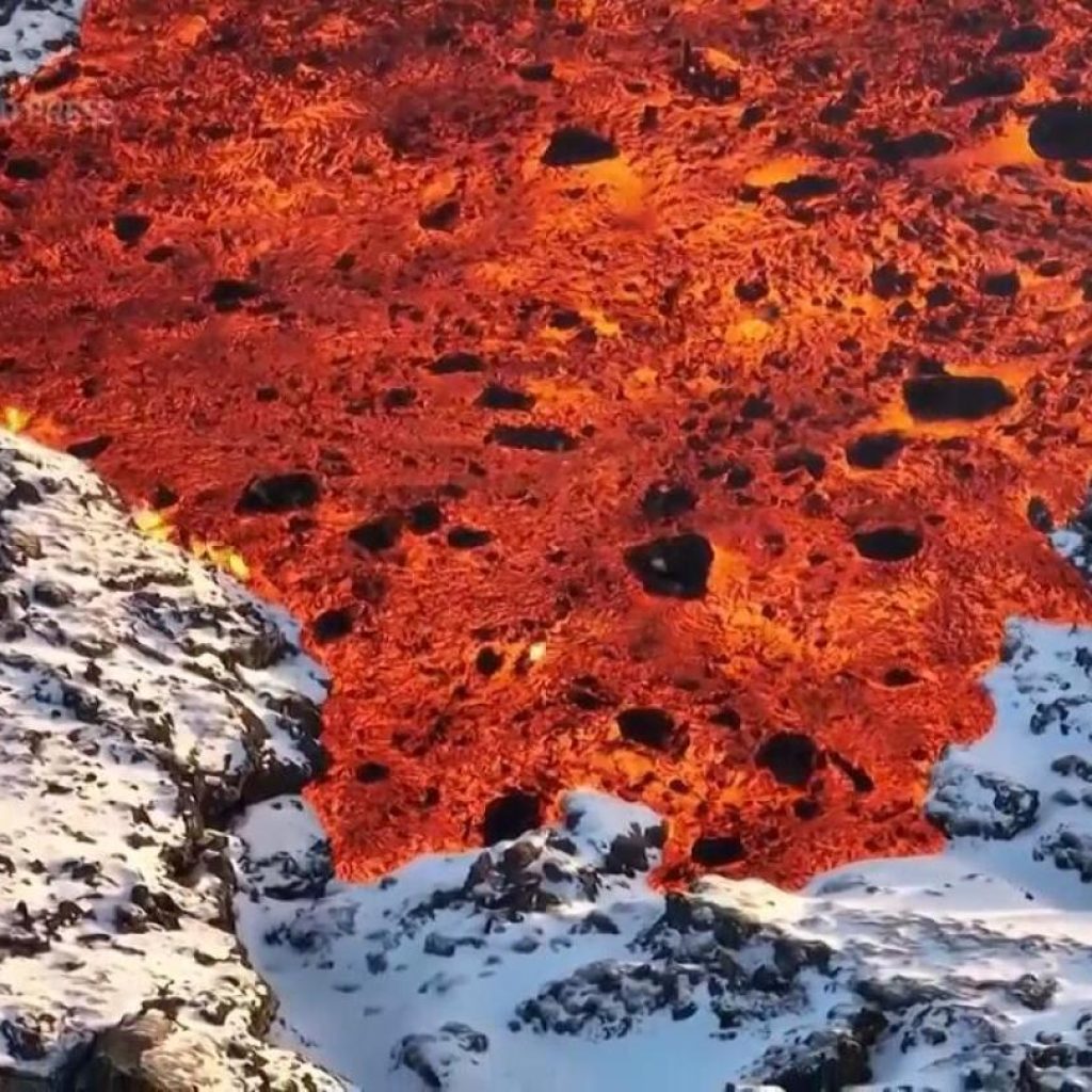 Icelandic volcano erupts for the third time in less than two months | AP News