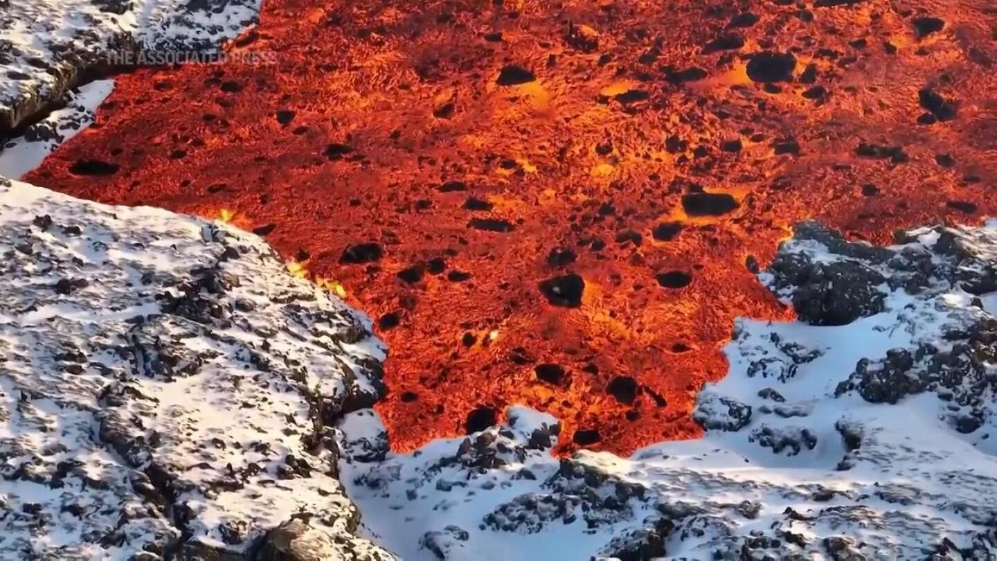 Icelandic volcano erupts for the third time in less than two months | AP News