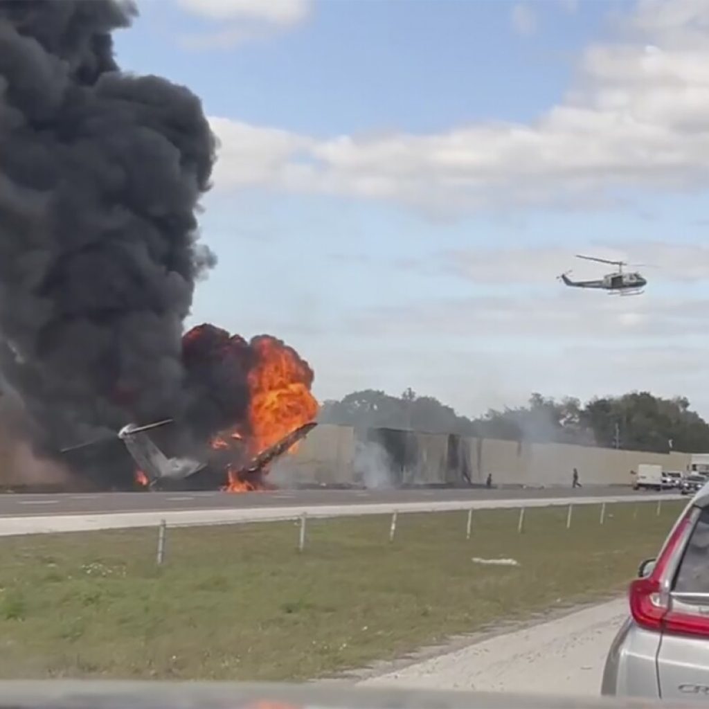 Investigators will try to find out why a private jet crashed onto a Florida interstate and killed 2