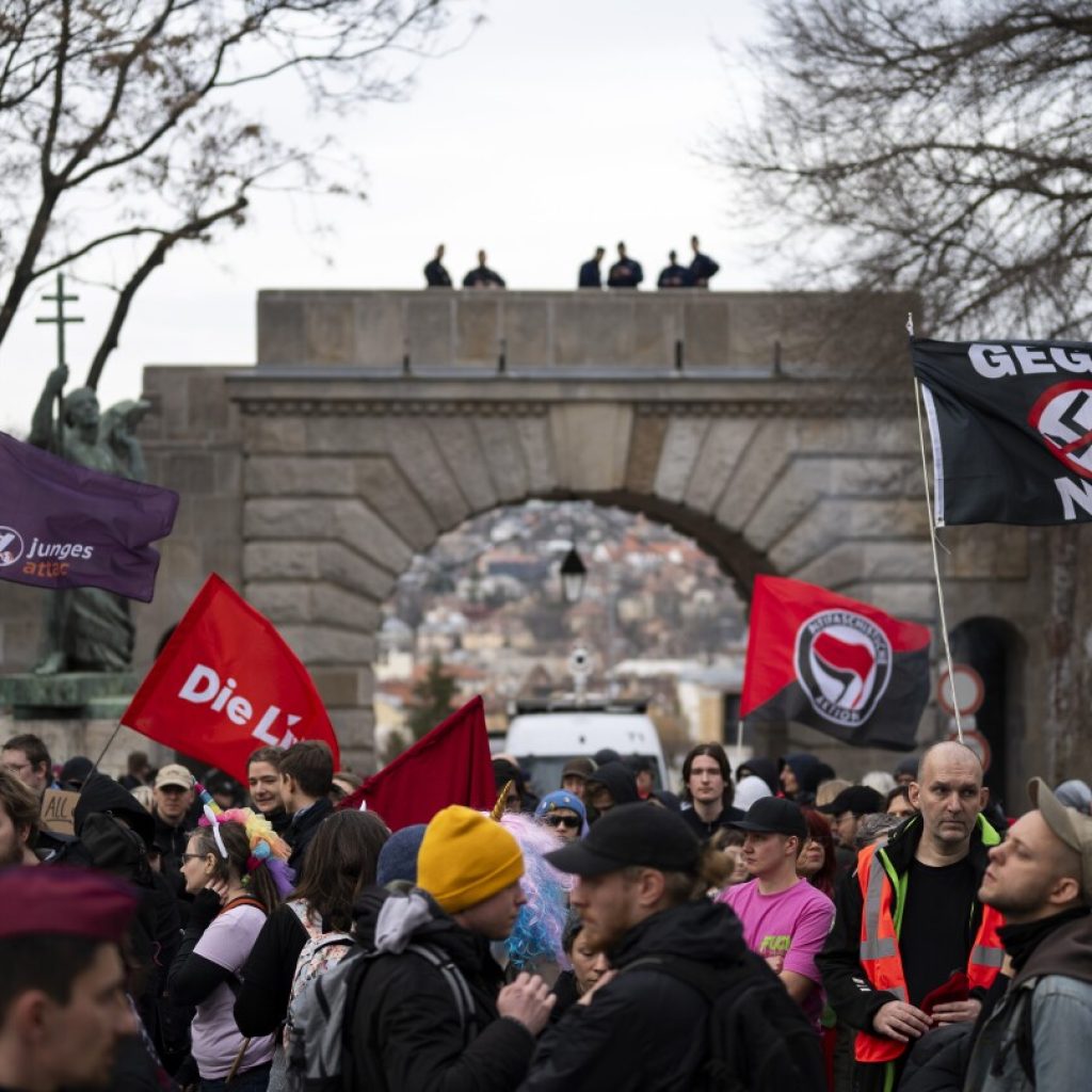 Antifascists gather in Hungary to oppose annual far-right event as Italian activist remains jailed