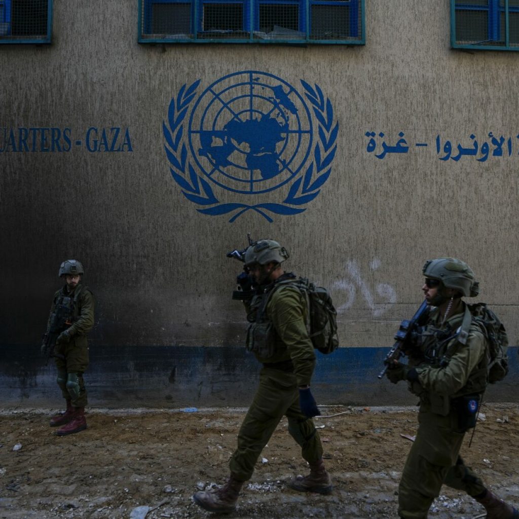 Israel unveils tunnels underneath Gaza City headquarters of UN agency for Palestinian refugees