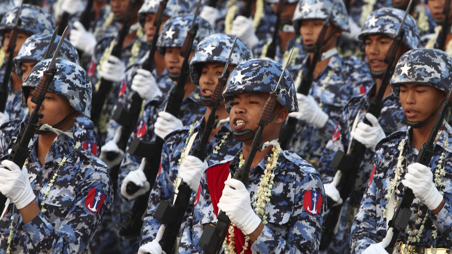 Facing setbacks against resistance forces, Myanmar’s military government activates conscription law