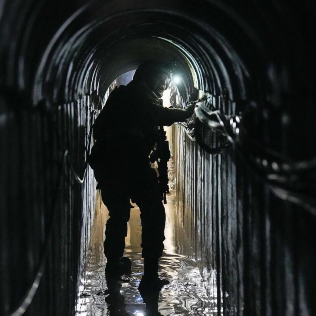 Israel shows tunnels under Gaza City headquarters of UN agency for Palestinian refugees | AP News