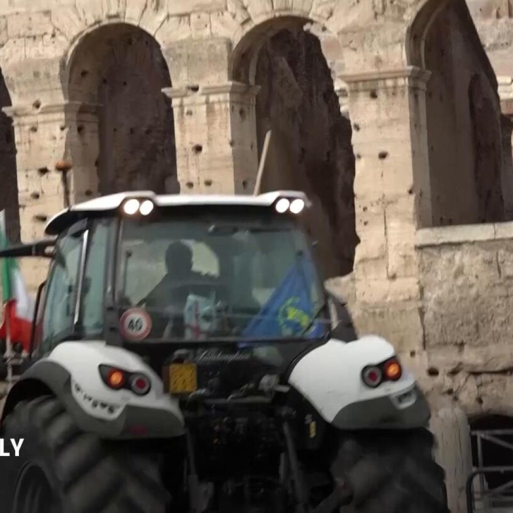 Italian farmers’ protest reaches the Colosseum | AP News