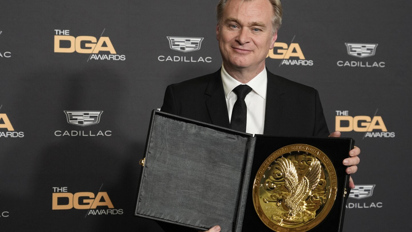 Christopher Nolan, Celine Song, AP’s Mstyslav Chernov win at Directors Guild Awards