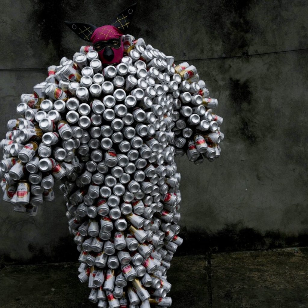 Brazil’s aluminum can street party brings joy, and a green message, to revelers