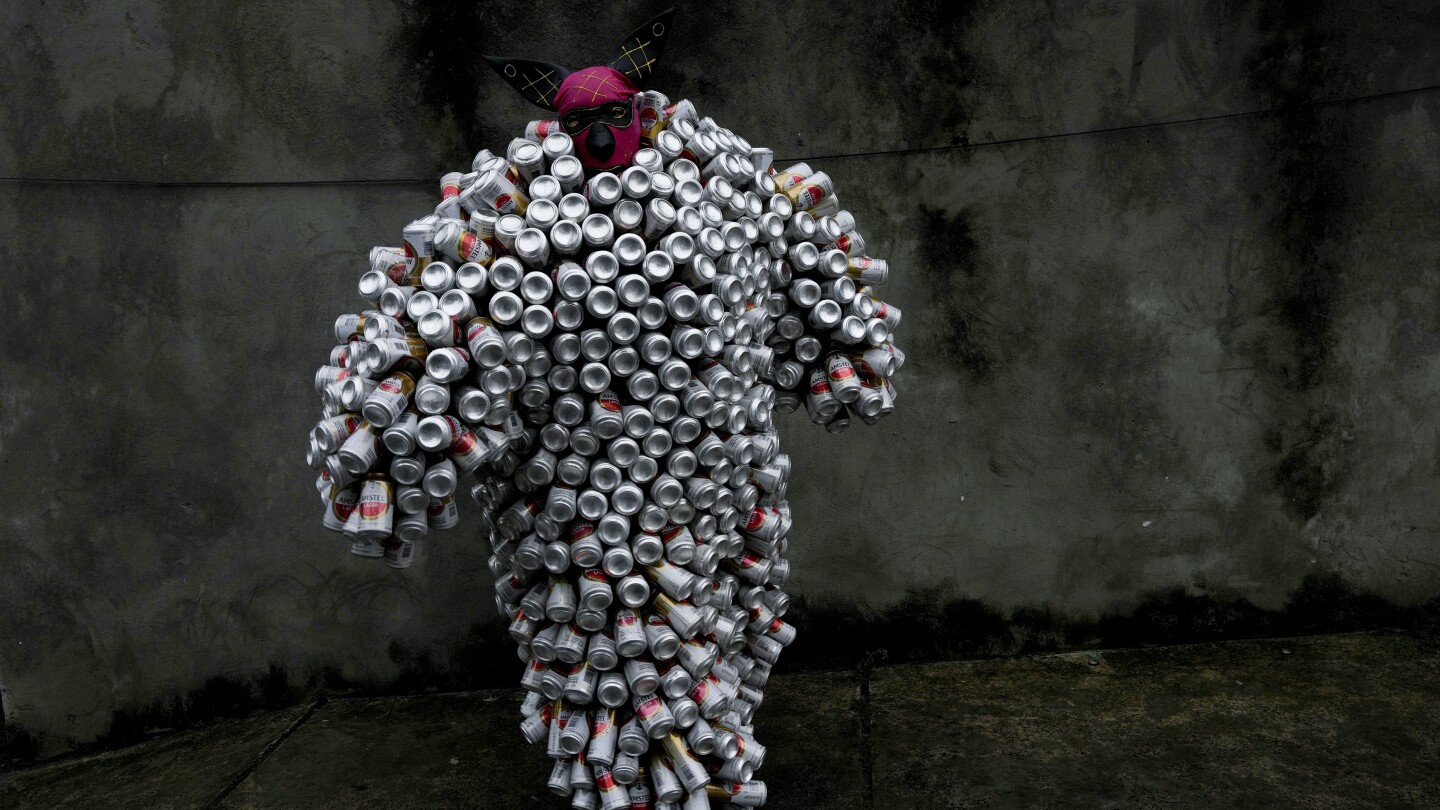 Brazil’s aluminum can street party brings joy, and a green message, to revelers