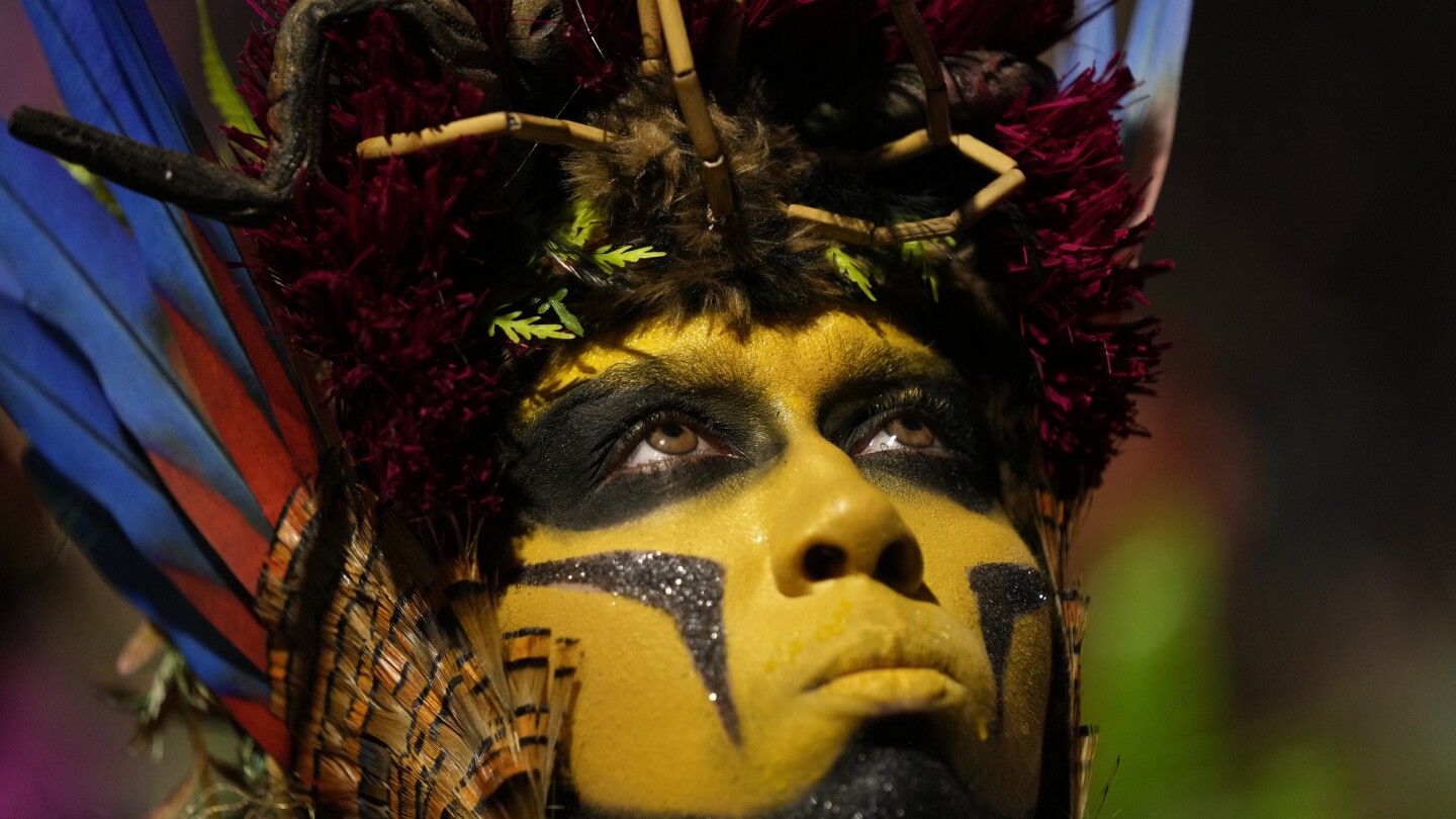 Rio’s Carnival parade makes urgent plea to stop illegal mining in Indigenous lands