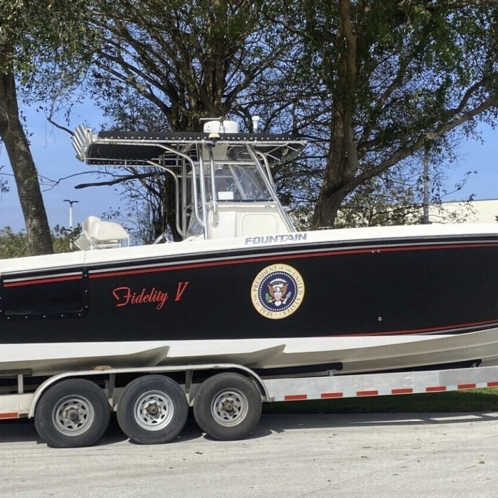 Feel the need for speed? Late president’s 75-mph speedboat is up for auction