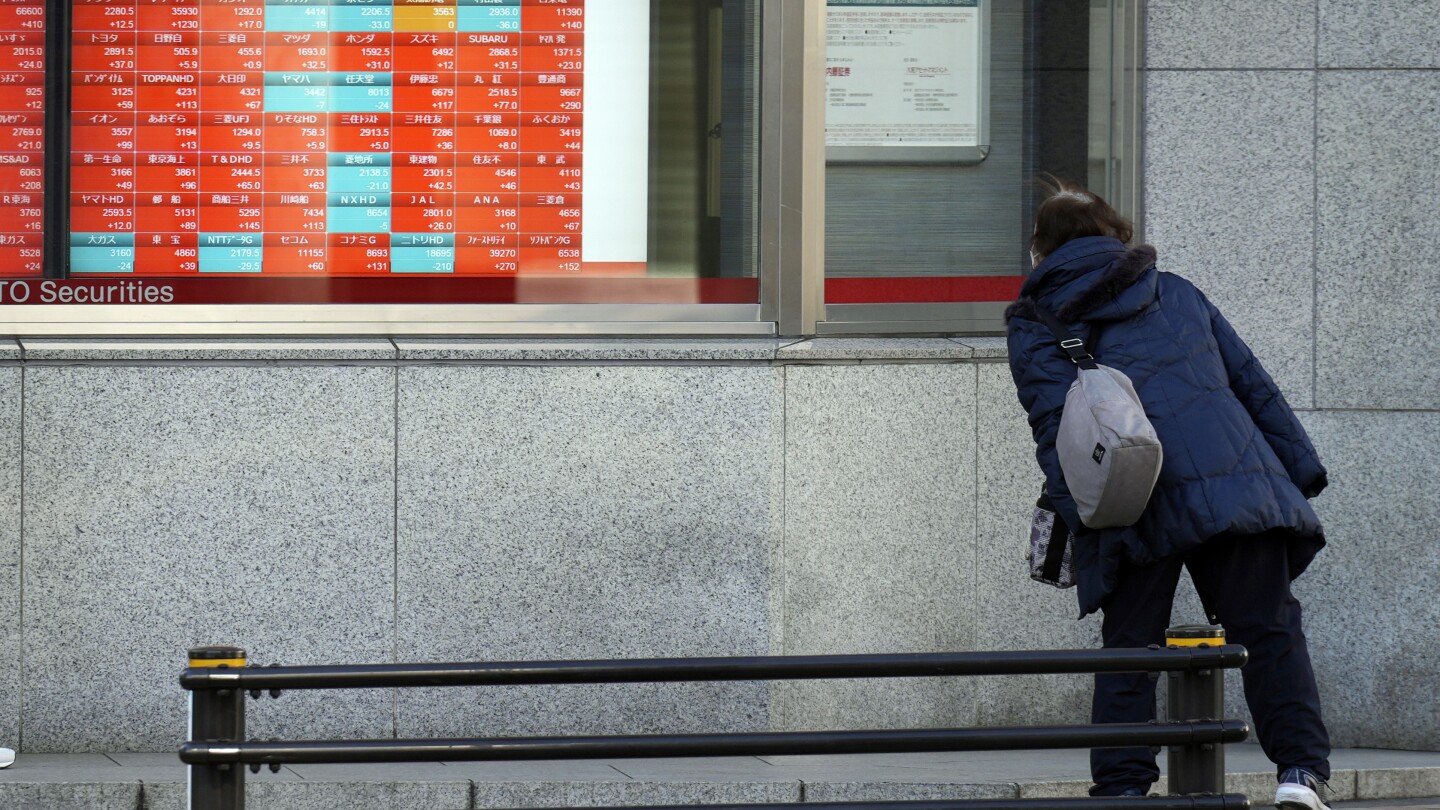 Stock market today: Asian markets mixed, with most closed for holidays, after S&P 500 tops 5,000