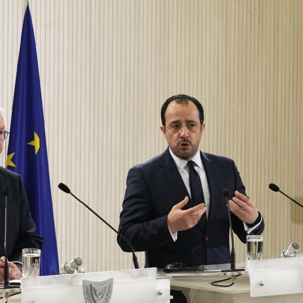 Cyprus president wants the European Union to discuss designating Syria safe zones for refugees