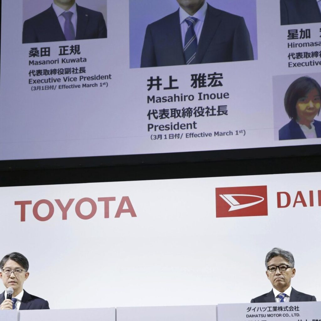 Scandal-mired Toyota group automaker Daihatsu reshuffles leadership