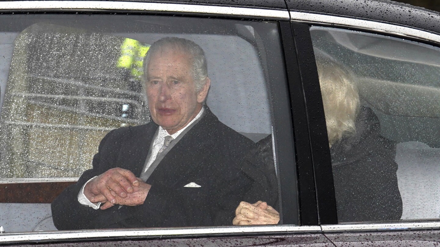 King Charles III returns to London from country retreat for expected cancer treatment