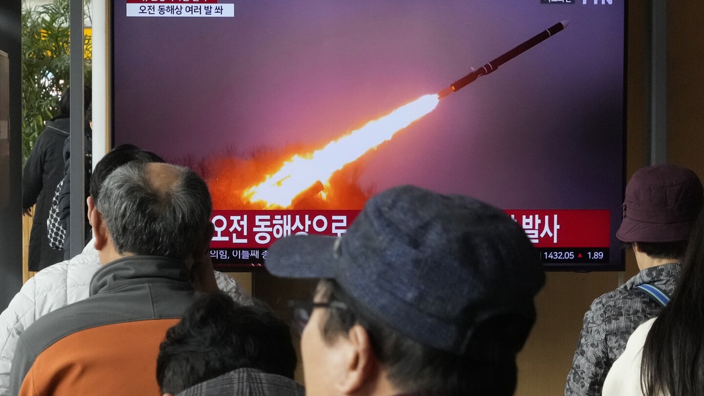 South Korea says North Korea has fired cruise missiles, adding to provocative run in weapons tests