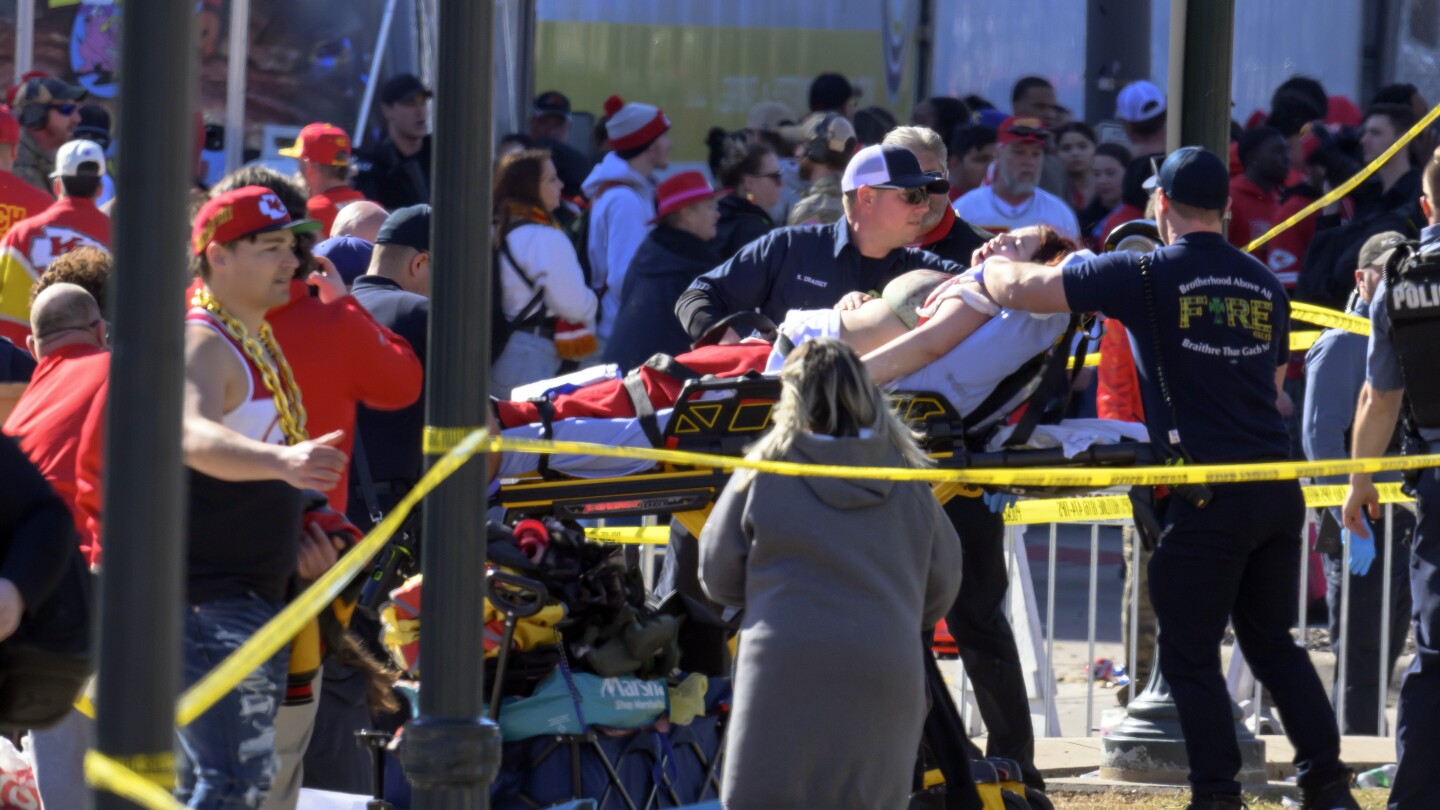 8 to 10 people injured after shooting near Chiefs parade, official says