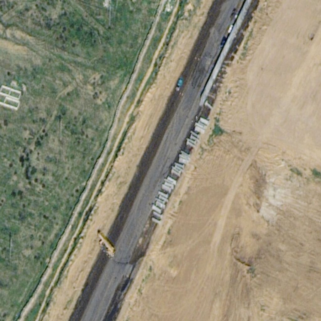 Satellite photos show Egypt building a wall near Gaza Strip as Israeli offensive on Rafah looms