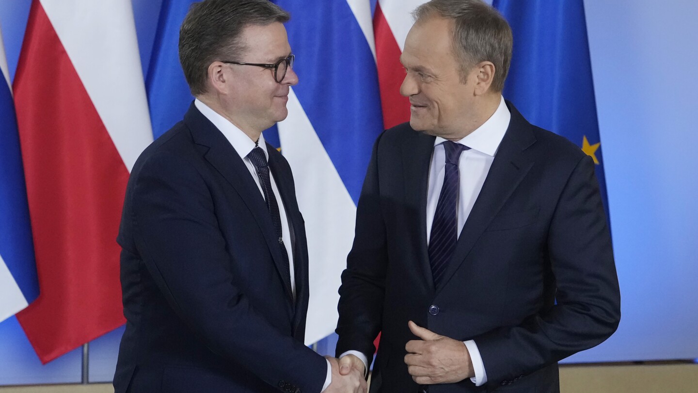 Polish prime minister says his country and Finland want changes on EU border policies on migration