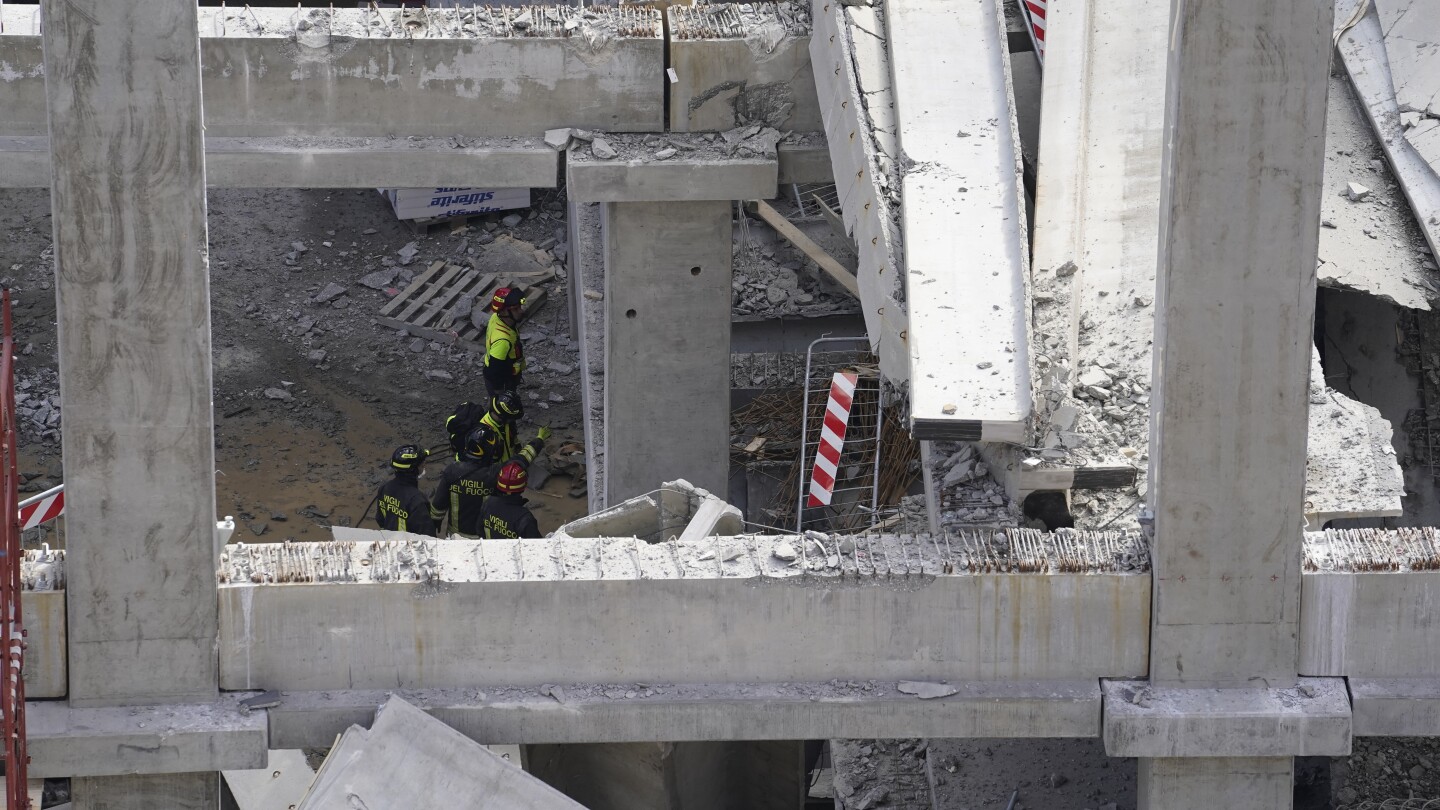 An accident at a construction site in Italy’s Florence kills 3 workers and leaves 2 missing