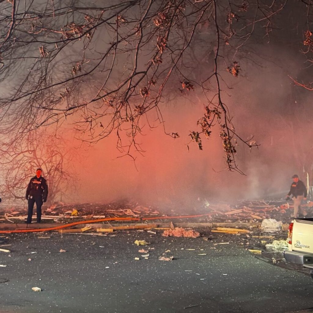 Explosion at Virginia home kills 1 firefighter and hospitalizes 9 firefighters and 2 civilians