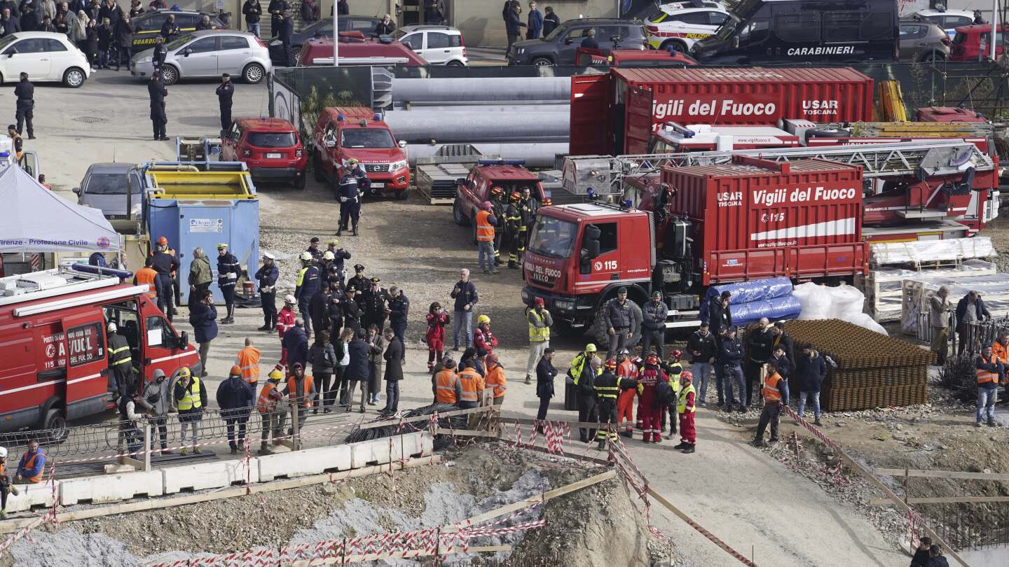 A 5th worker confirmed dead in Italian construction site collapse as workplace safety sparks debate