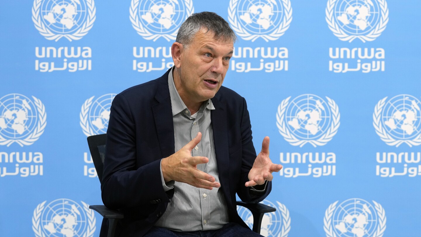 The head of the UN’s lead agency helping Palestinians accuses Israel of seeking to destroy it