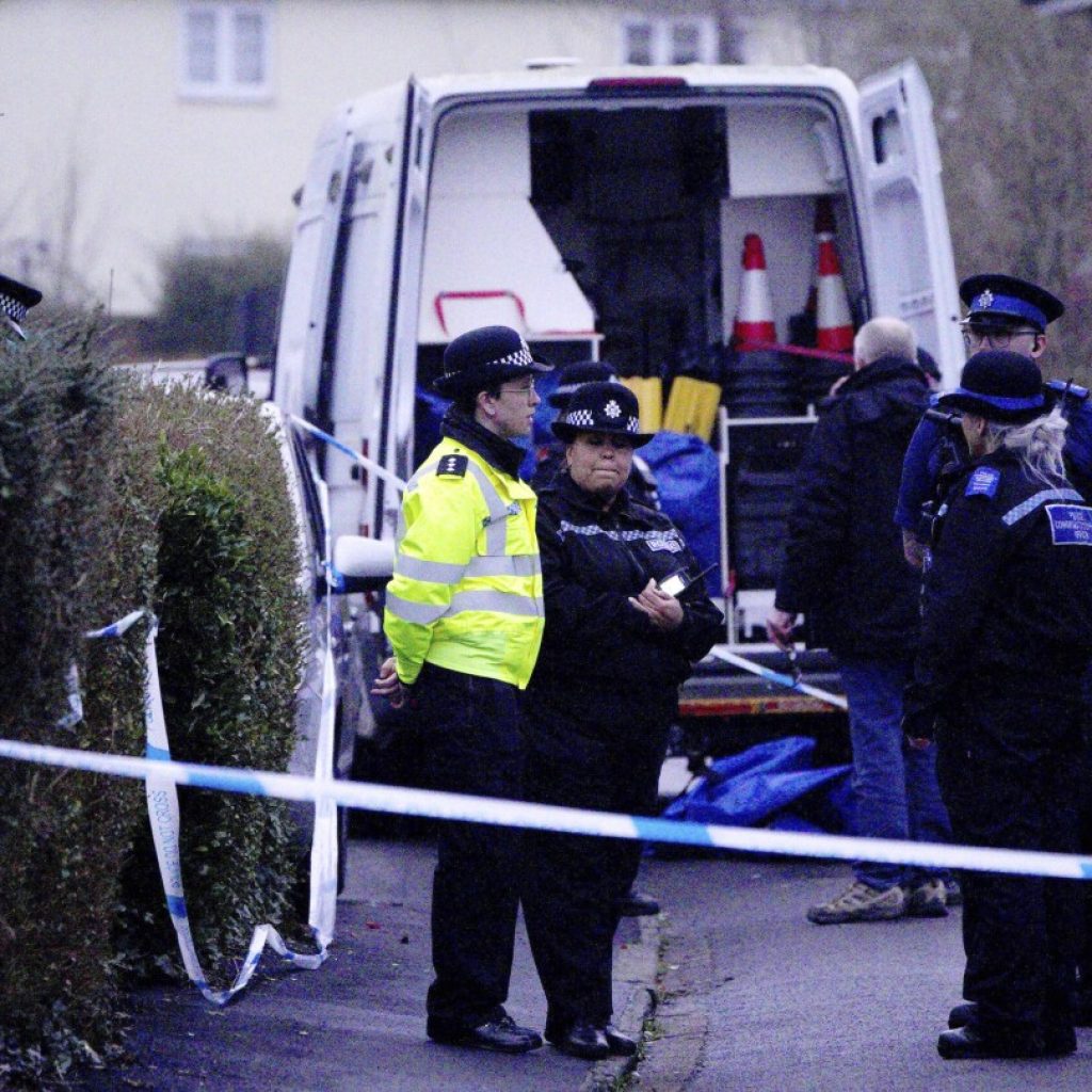 Woman arrested on suspicion of murder after three children found dead in southwest England