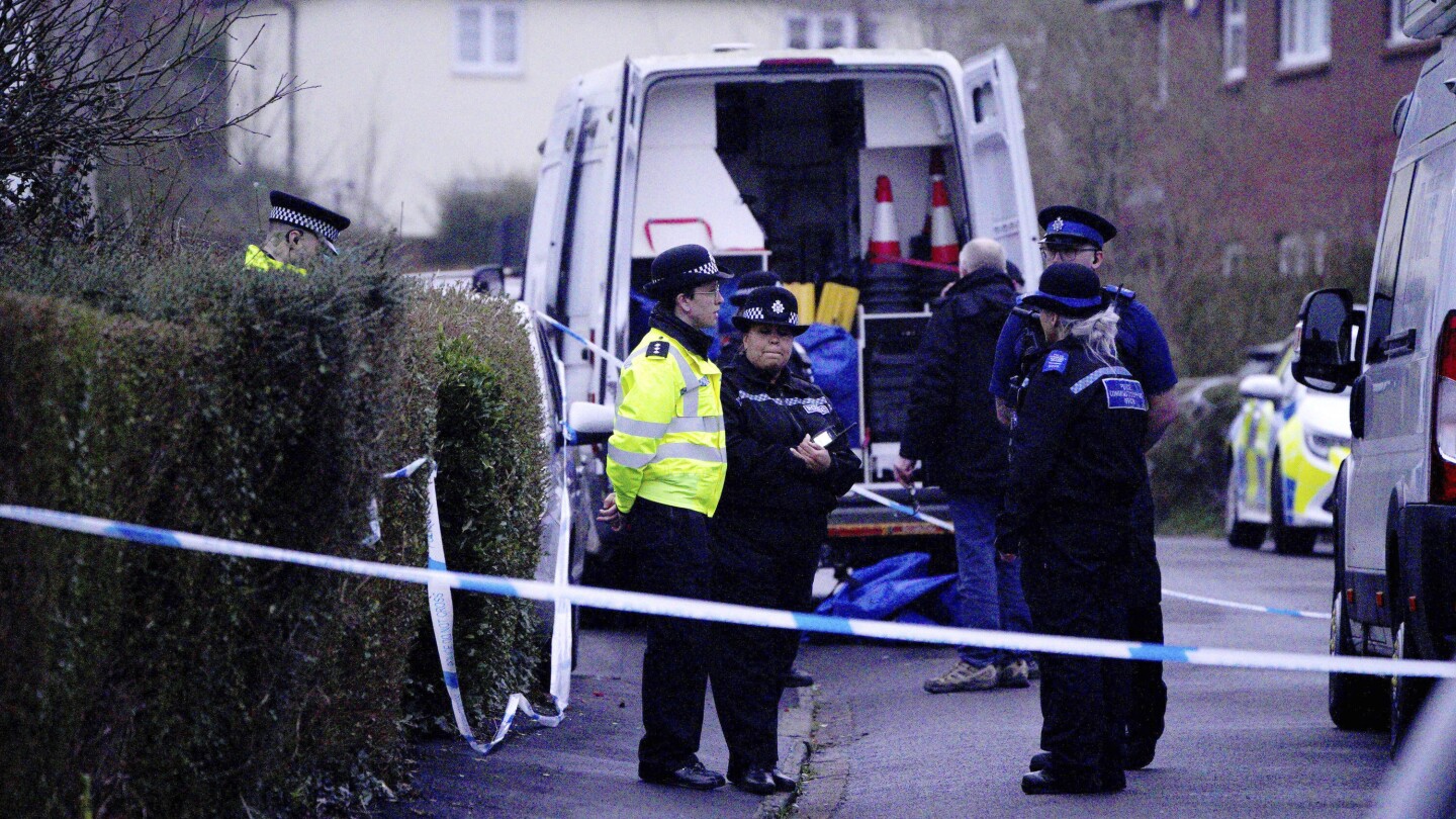 Woman arrested on suspicion of murder after three children found dead in southwest England