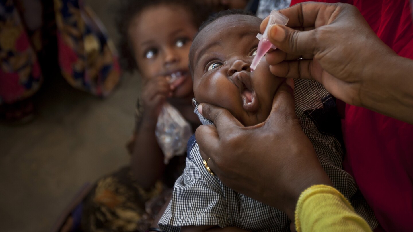 Zimbabwe starts an emergency polio vaccination drive after detecting cases caused by a rare mutation