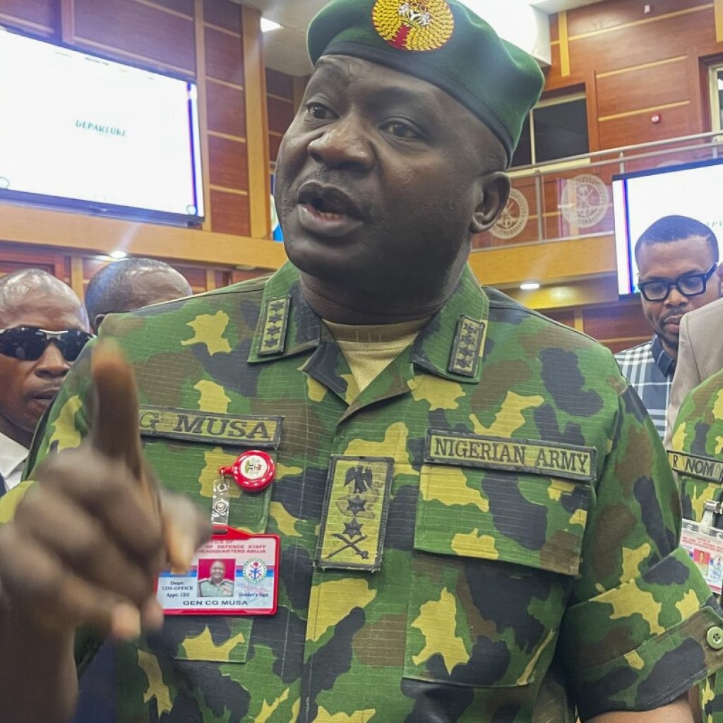 Nigeria’s defense chief accuses nations withholding arms sales over abuses of ‘double standards’