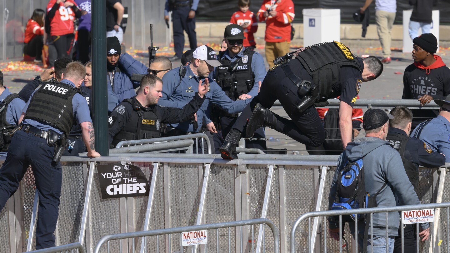 2 adults are charged with murder in the deadly shooting at Kansas City’s Super Bowl celebration