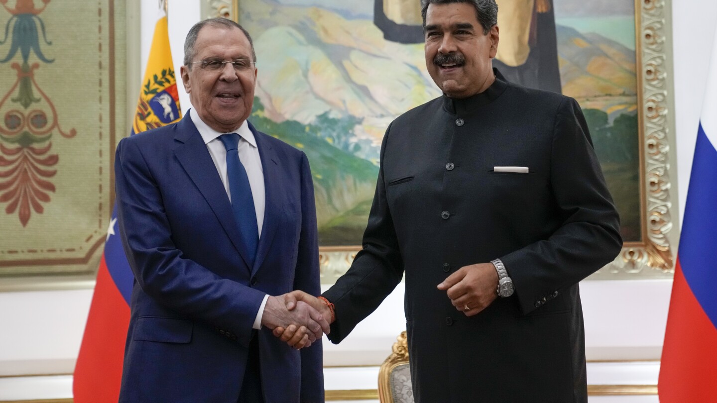 Russian foreign minister visits Caracas and reaffirms support of Venezuela’s Maduro