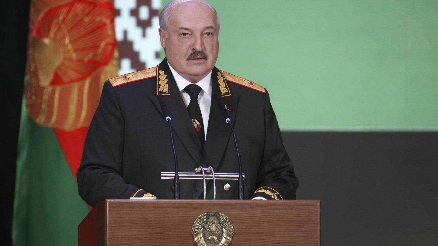 As Belarus votes in tightly controlled elections, its leader accuses the West of fueling unrest