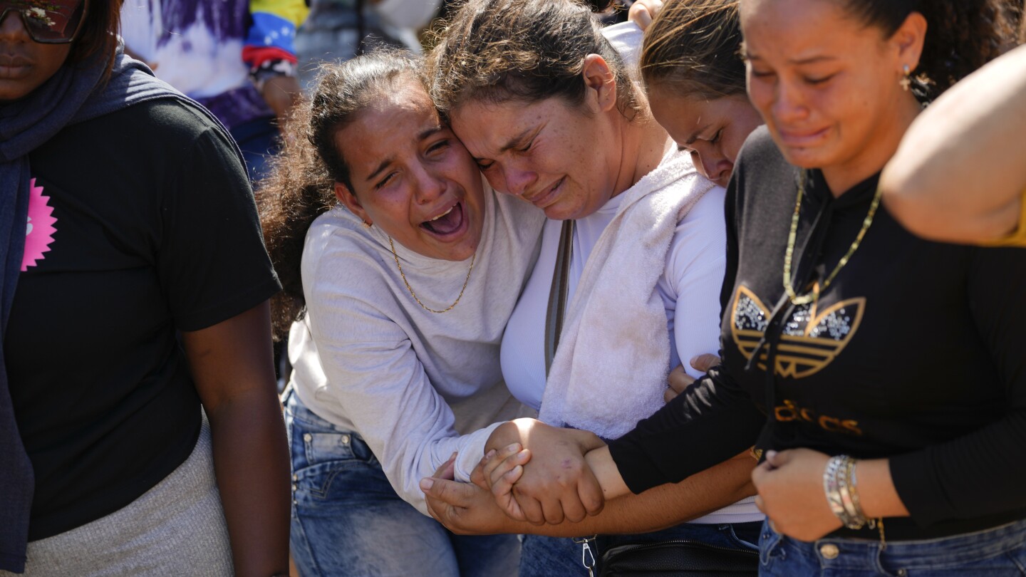 Families bid farewell to miners killed in Venezuela’s worst mining accident in years