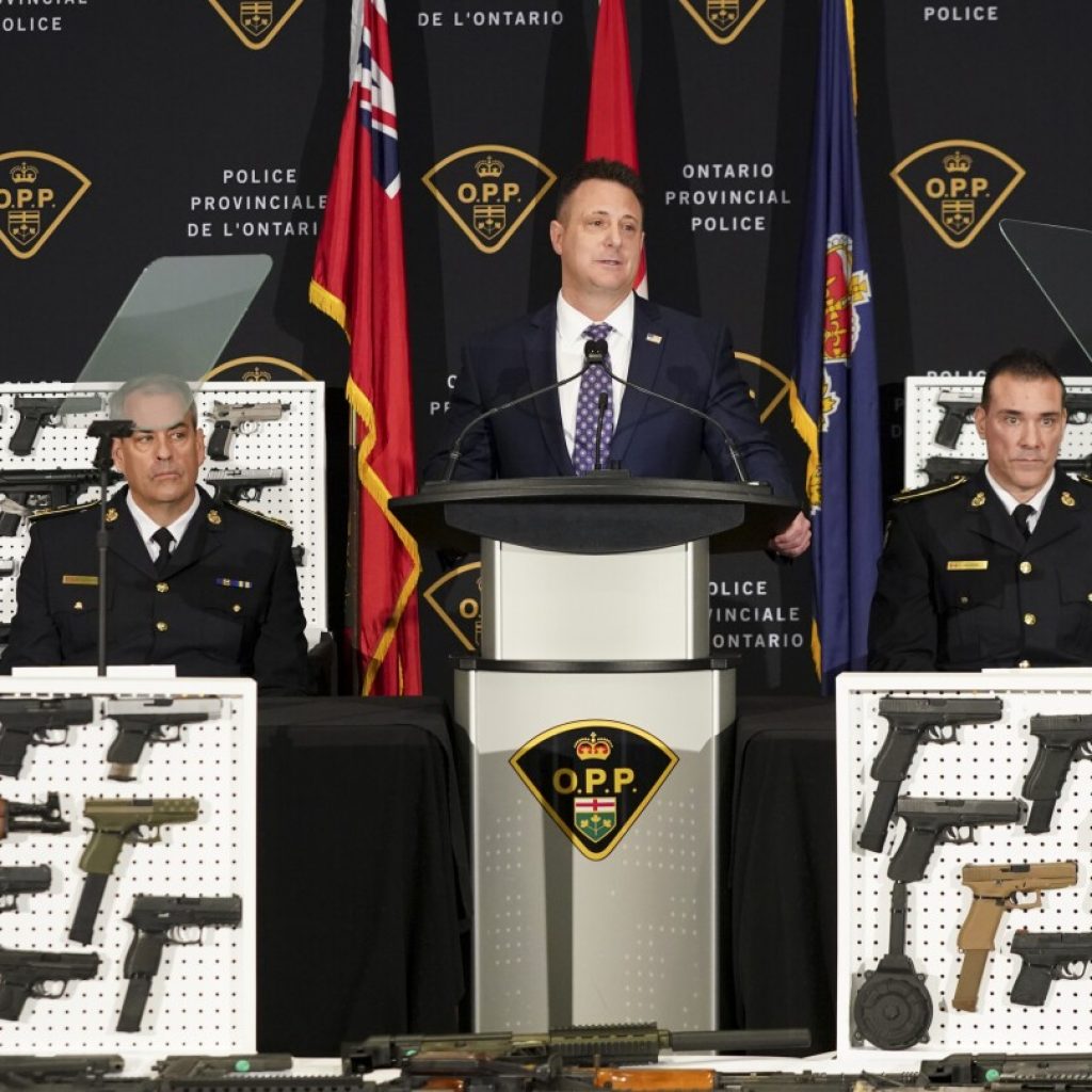 A joint US-Canadian investigation results in the seizure of a record 274 guns