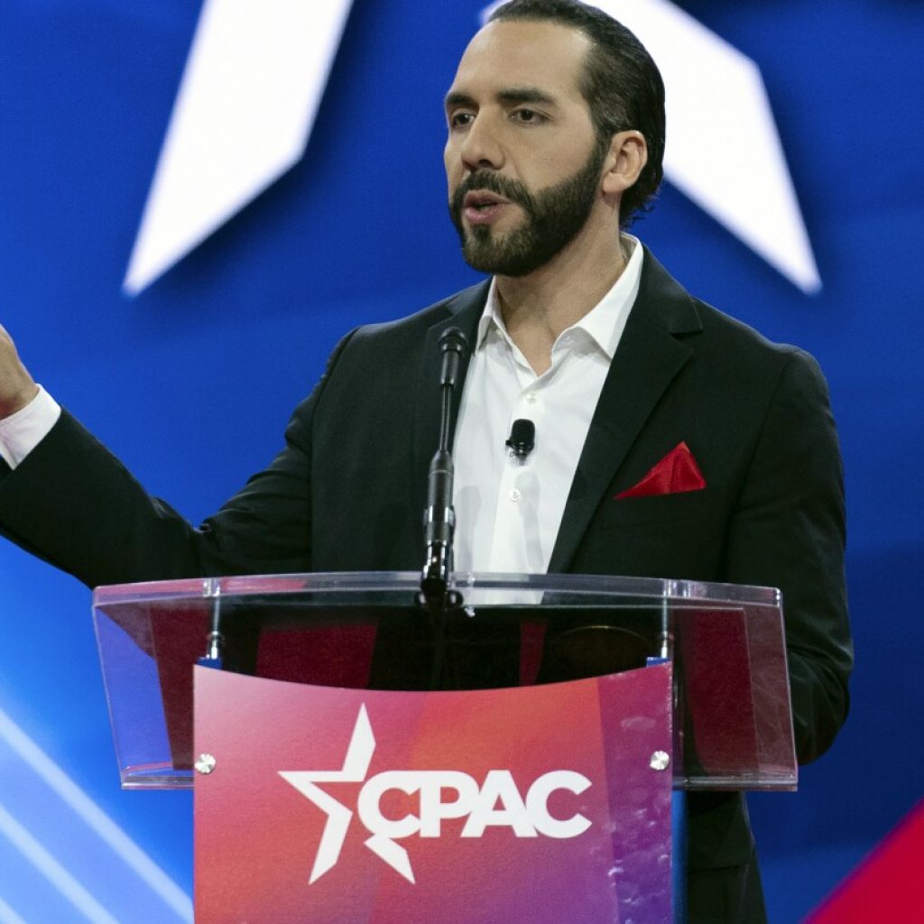 El Salvador’s president gets rock-star welcome at conservative gathering outside Washington