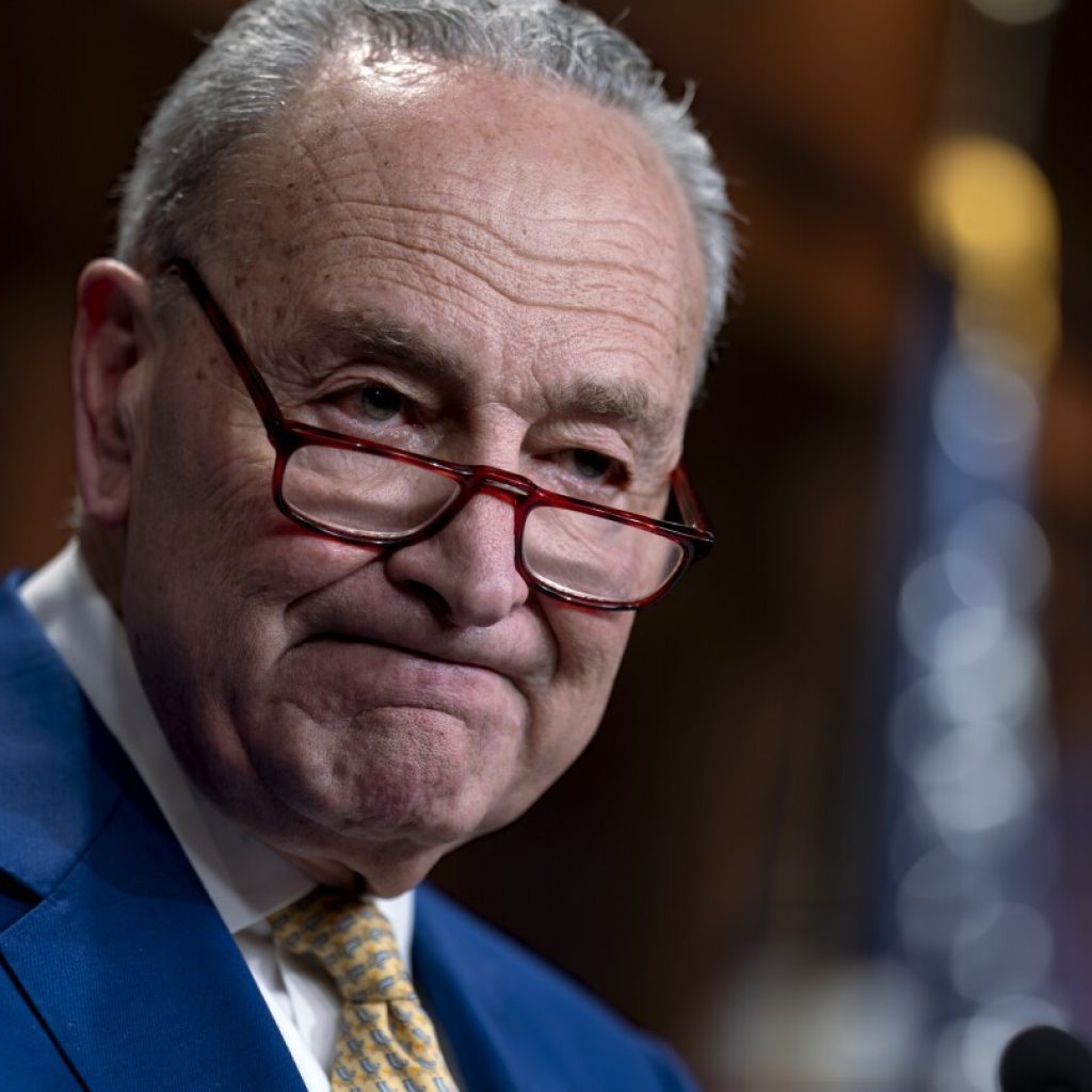 Senate Majority Leader Chuck Schumer makes trip to Ukraine as US aid hangs in the balance