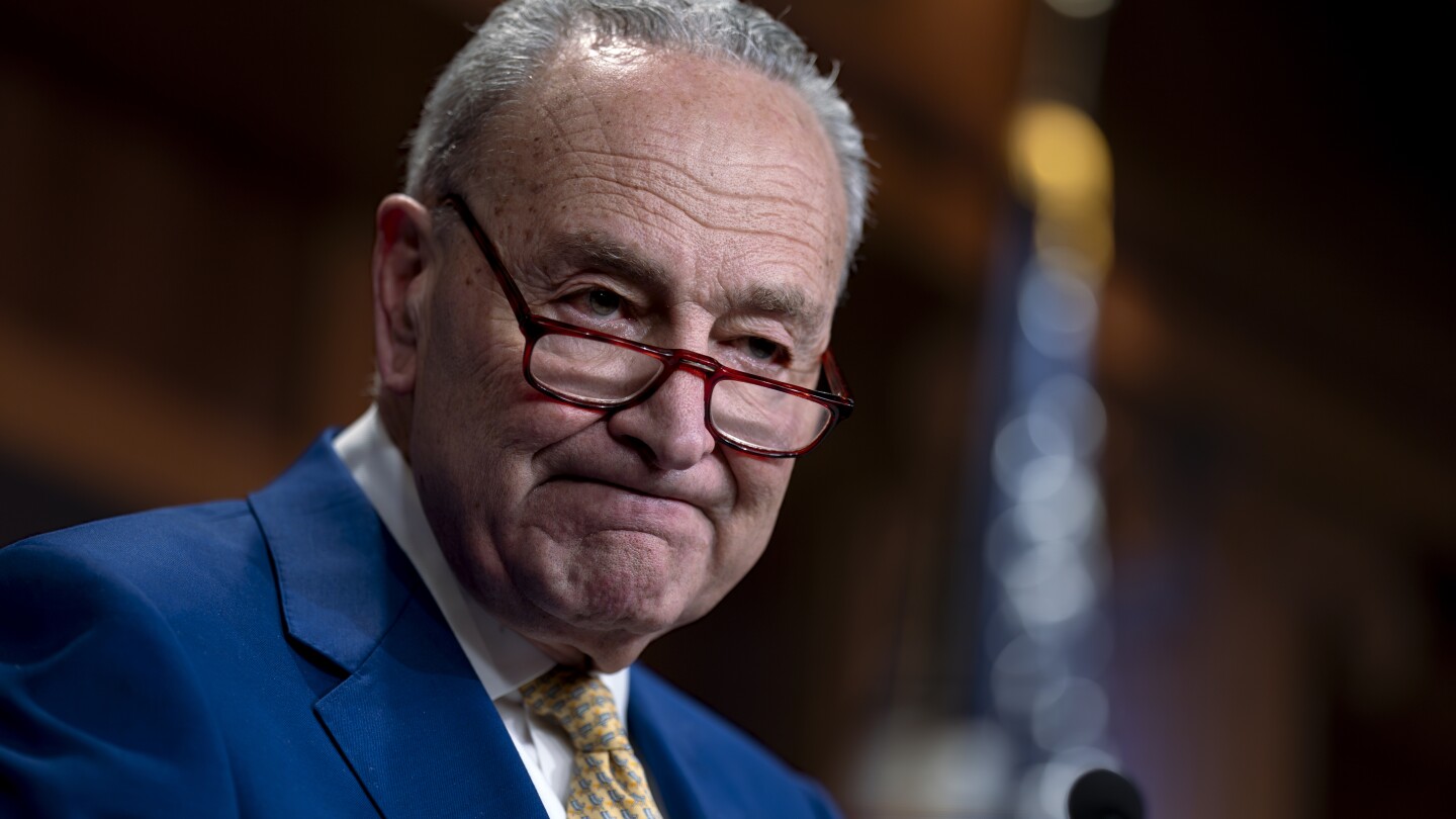 Senate Majority Leader Chuck Schumer makes trip to Ukraine as US aid hangs in the balance