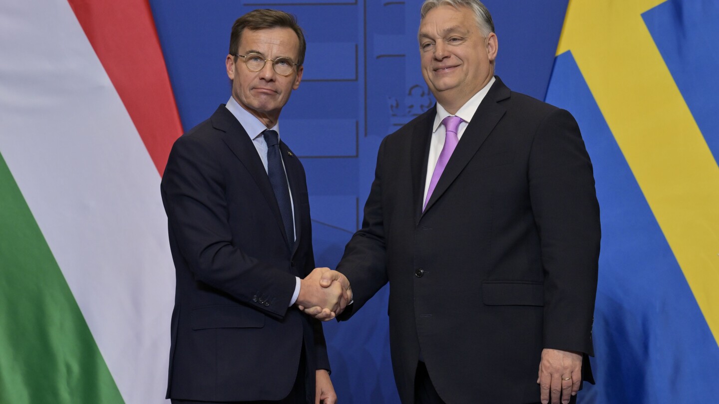 Hungary and Sweden agree on defense deal ahead of final vote on Sweden’s NATO accession