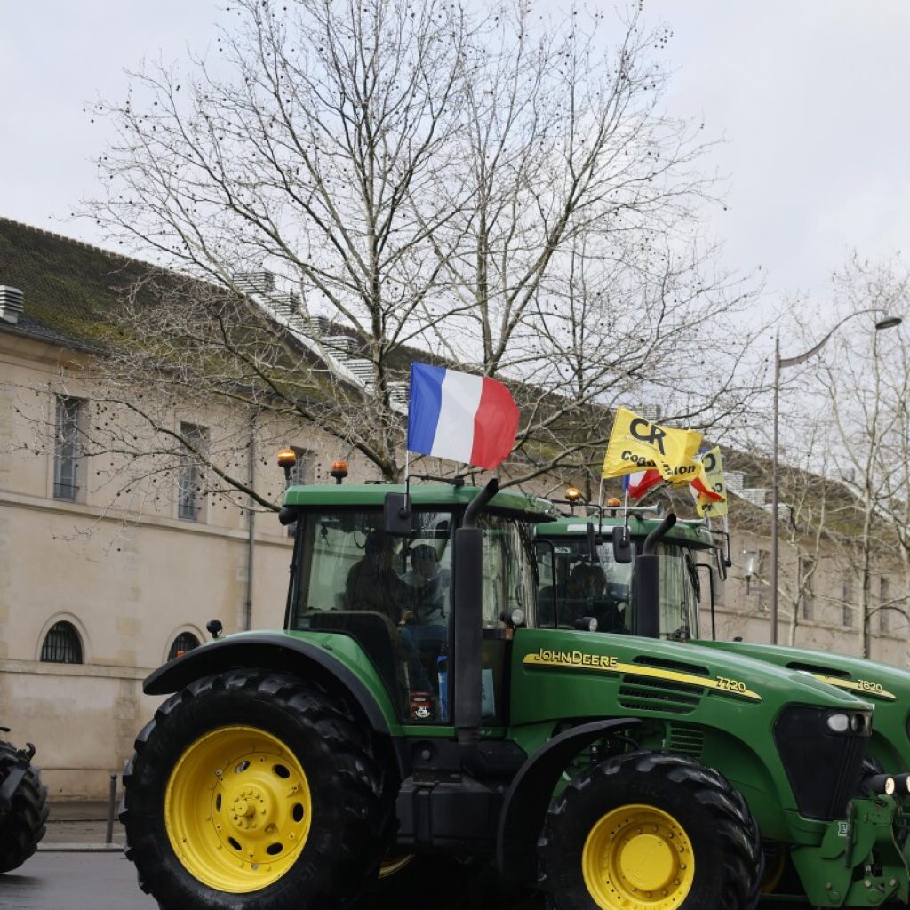 Angry French farmers with tractors are back on the streets of Paris for another protest