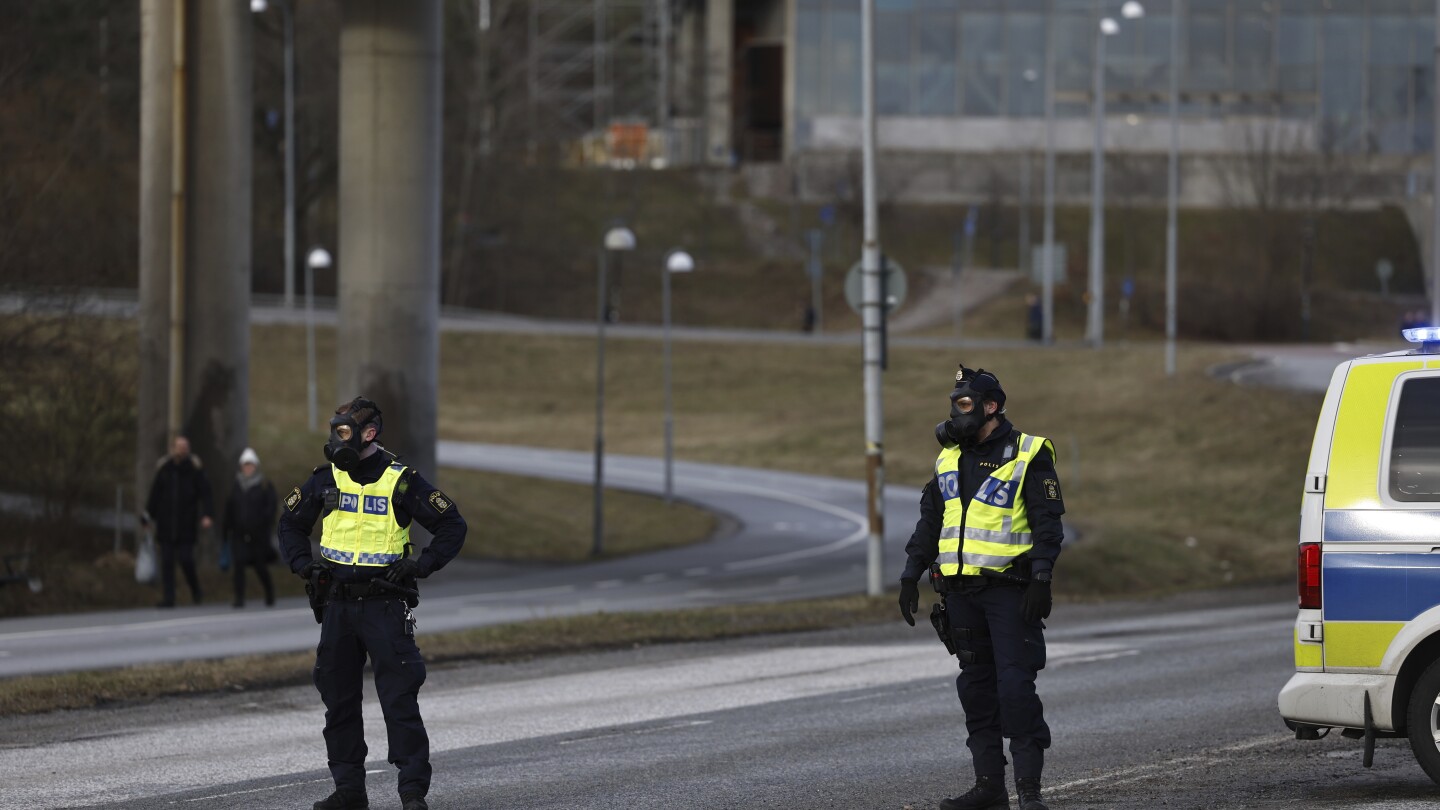 Police in Sweden evacuate about 500 people from security agency over suspected gas leak