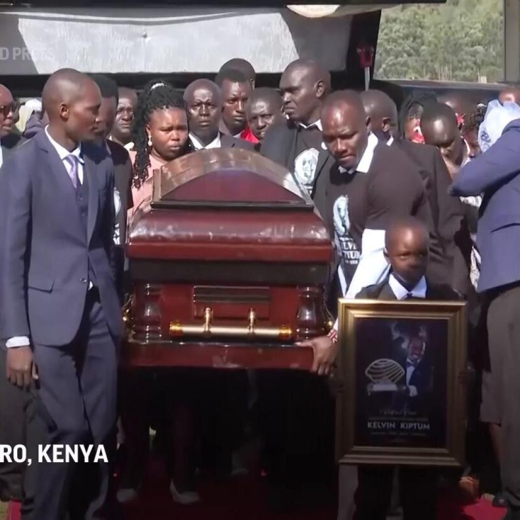 Kenya mourns as marathon world record-holder Kelvin Kiptum is given a state funeral | AP News