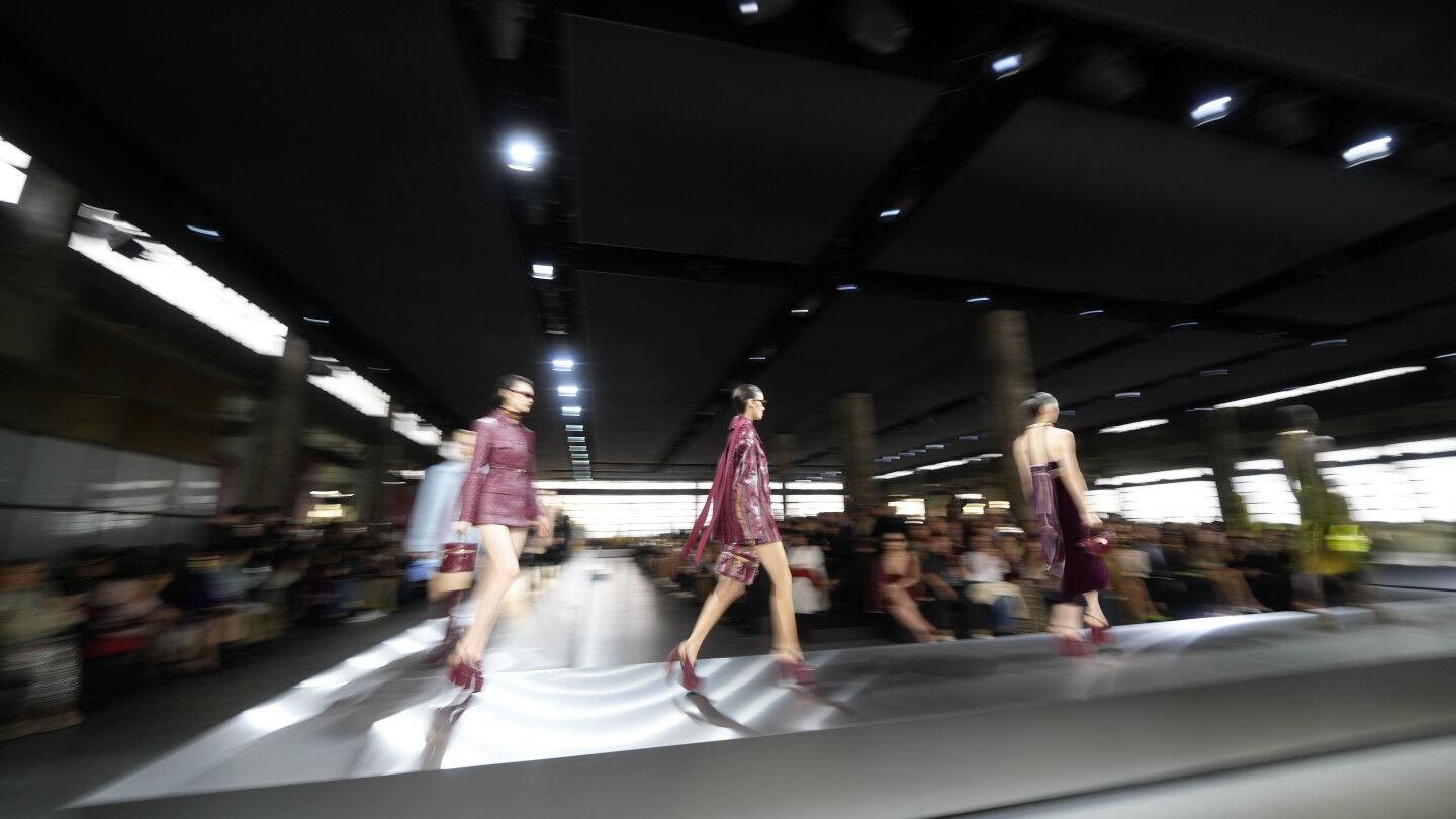 MILAN FASHION PHOTOS: Gucci sparkles as De Sarno hits stride