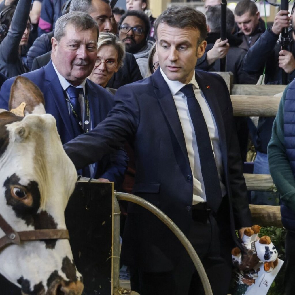 Macron booed by French farmers who blame him for not doing enough to support agriculture