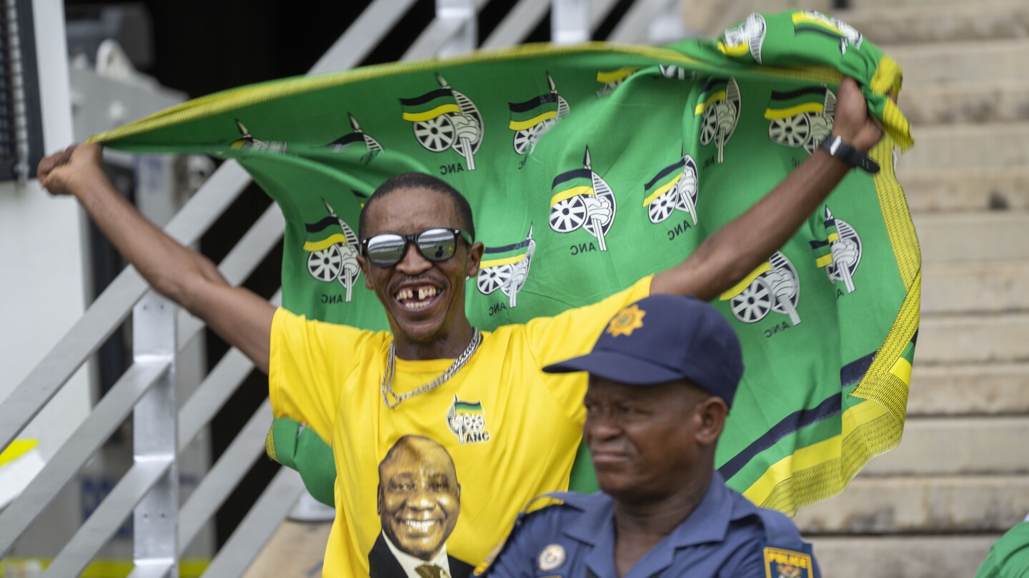 South Africa’s ANC launches election manifesto as president highlights party’s achievements