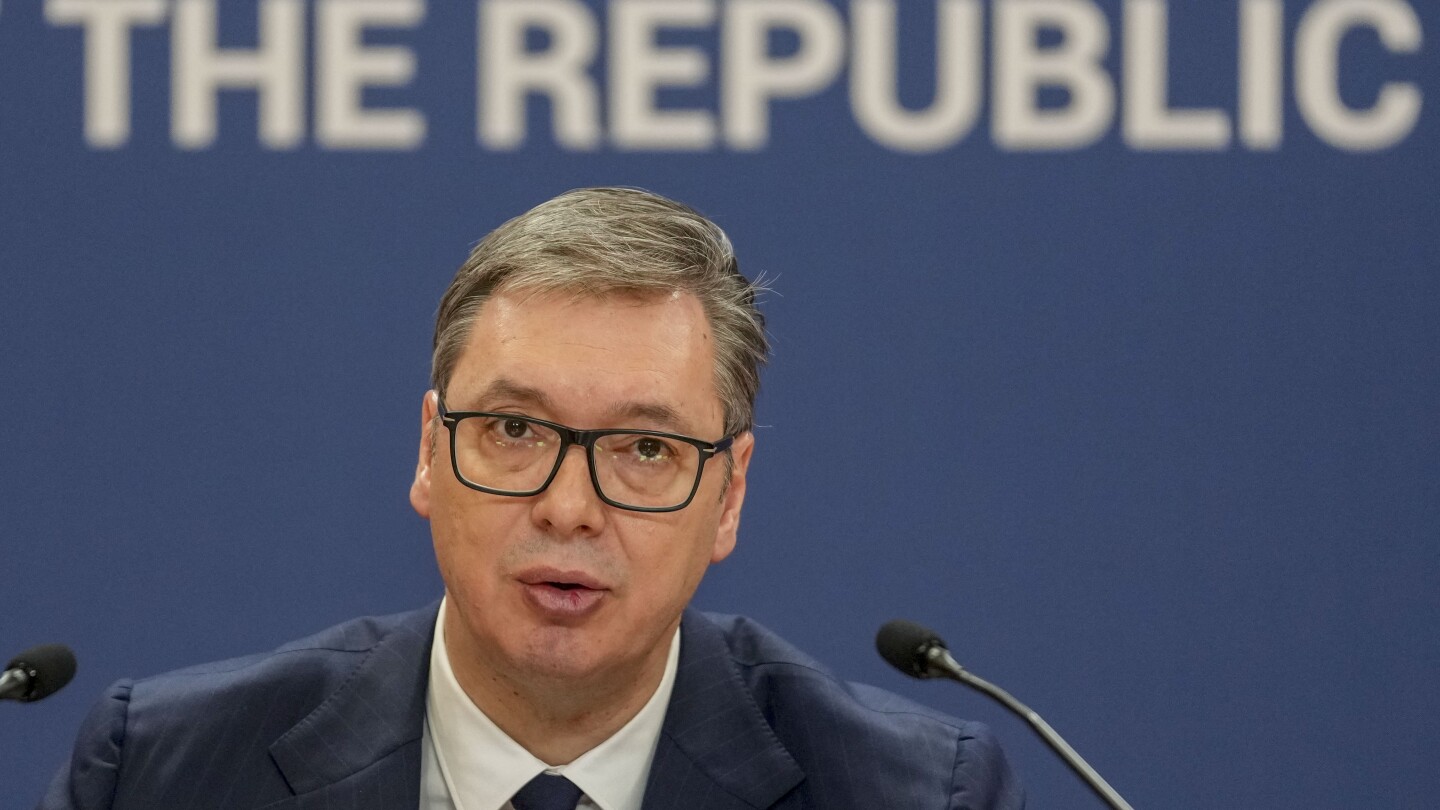 Serbia protests after the Croatian foreign minister calls its president a Russian stooge