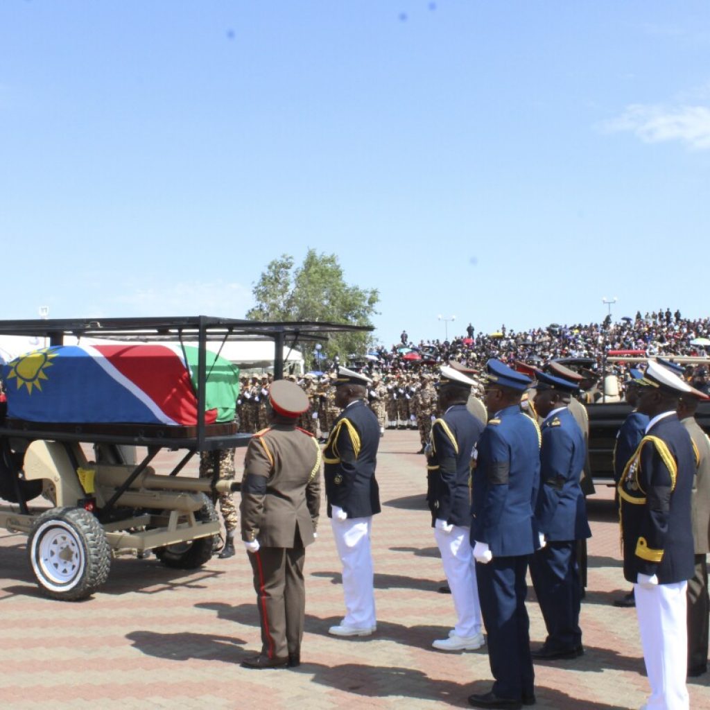 Namibian President Hage Geingob laid to rest at Heroes’ Acre cemetery after state funeral