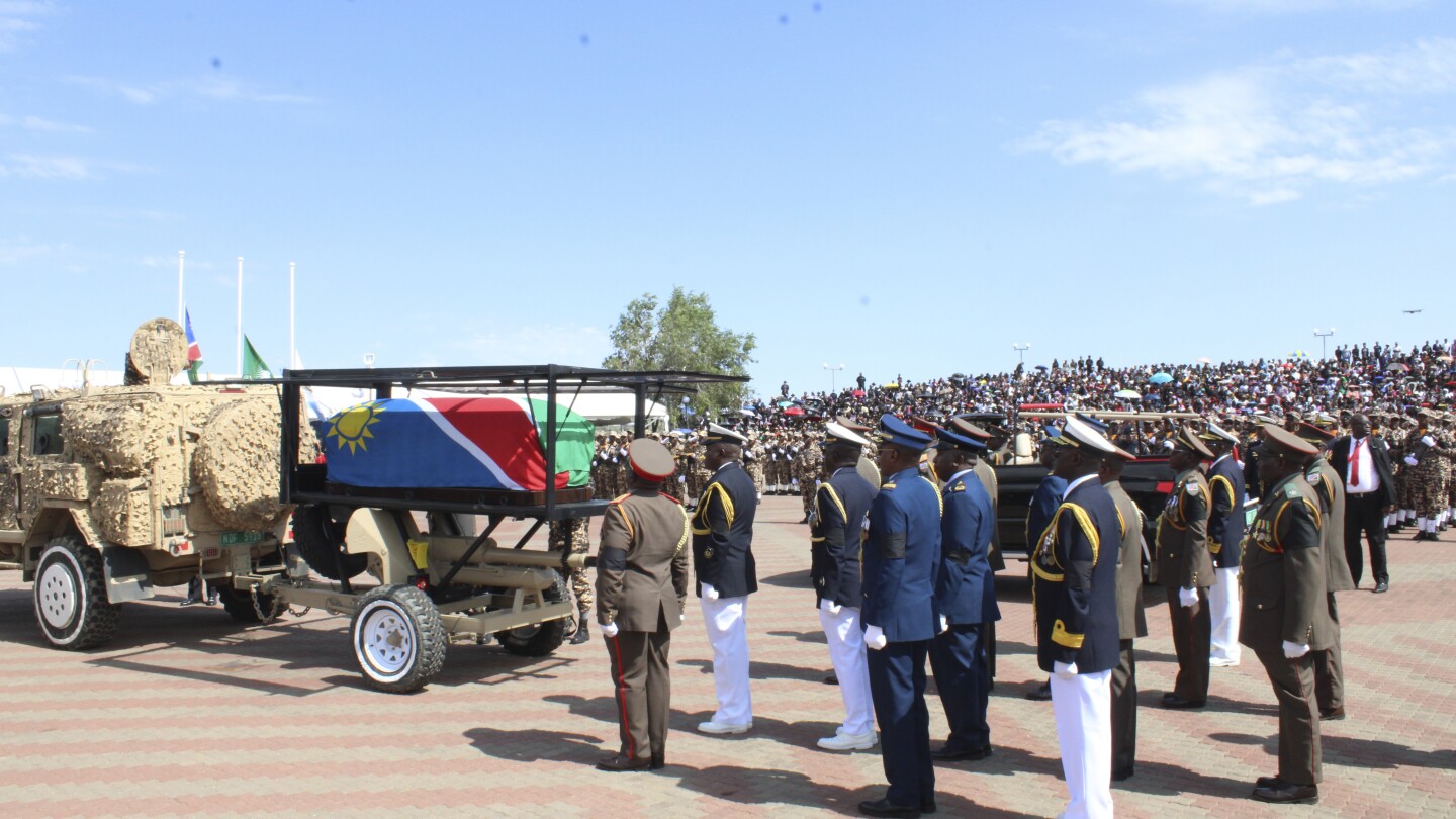 Namibian President Hage Geingob laid to rest at Heroes’ Acre cemetery after state funeral