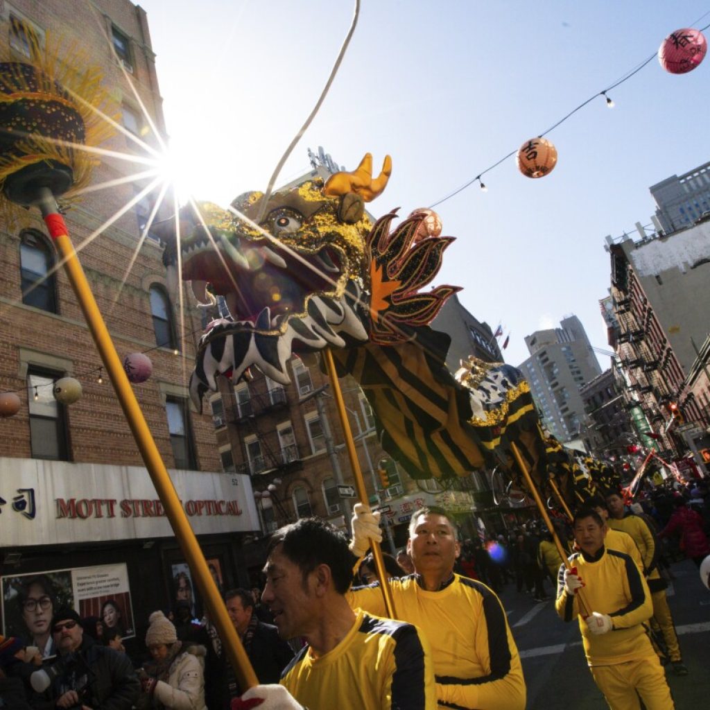 Lunar New Year parade held in Manhattan’s Chinatown