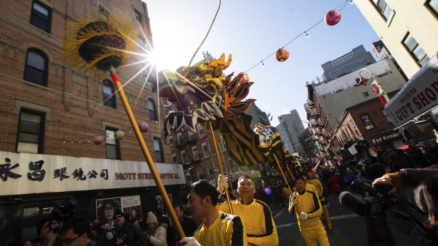 Lunar New Year parade held in Manhattan’s Chinatown